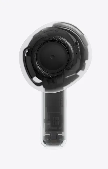 Close-up of the AirPods 5 microphone