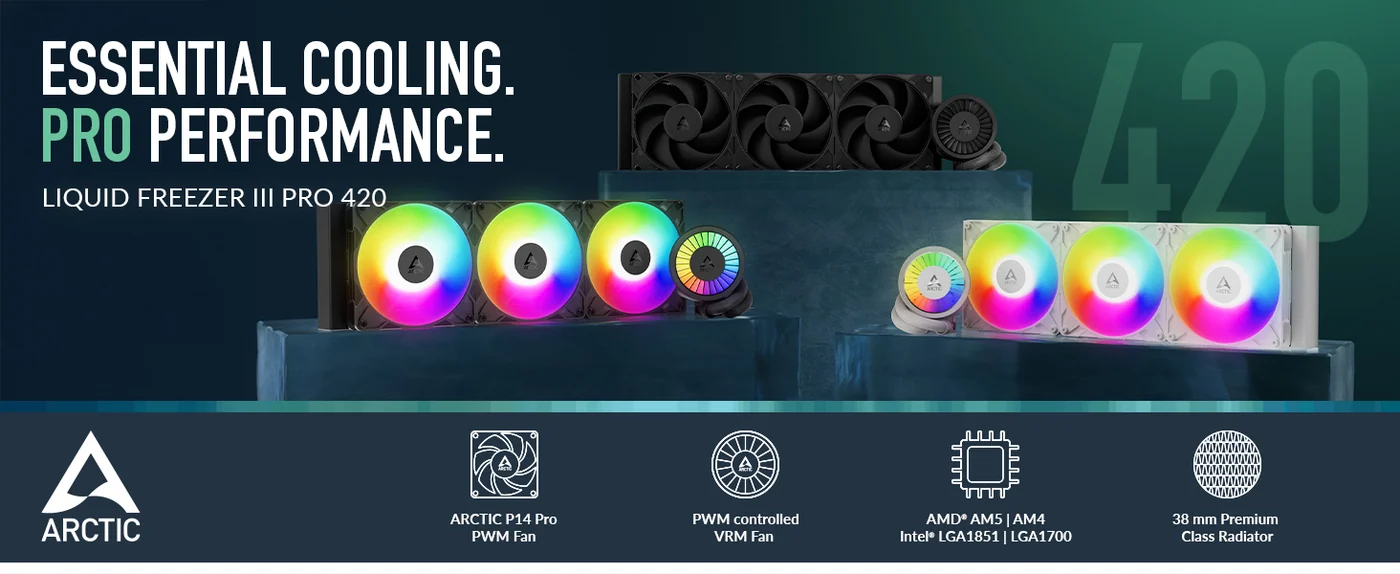 ARCTIC Liquid Freezer III Pro 420 A-RGB
