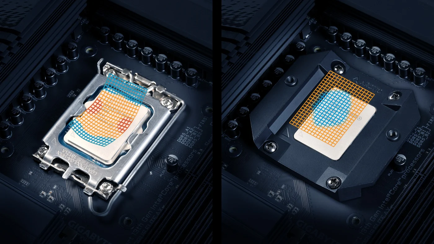 Contact frame for LGA1851 and LGA1700