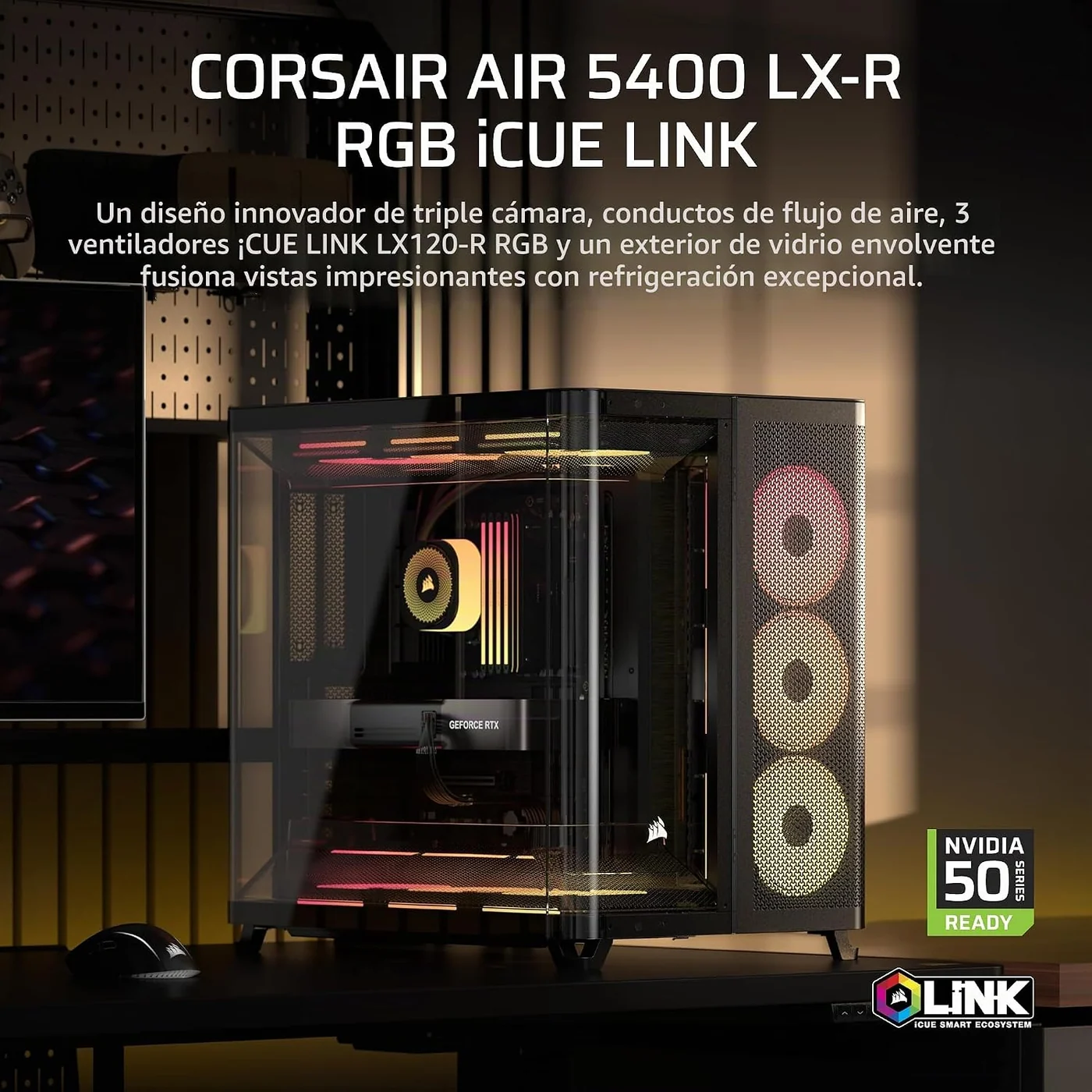 CORSAIR AIR 5400 LX-R RGB iCUE LINK completo