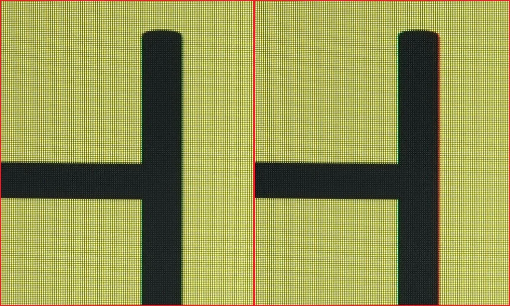 Text clarity comparison