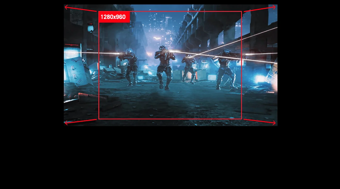 24.5 and 27 inch aspect ratio modes