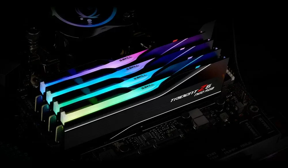 Iluminación RGB del Trident Z5 Neo RGB