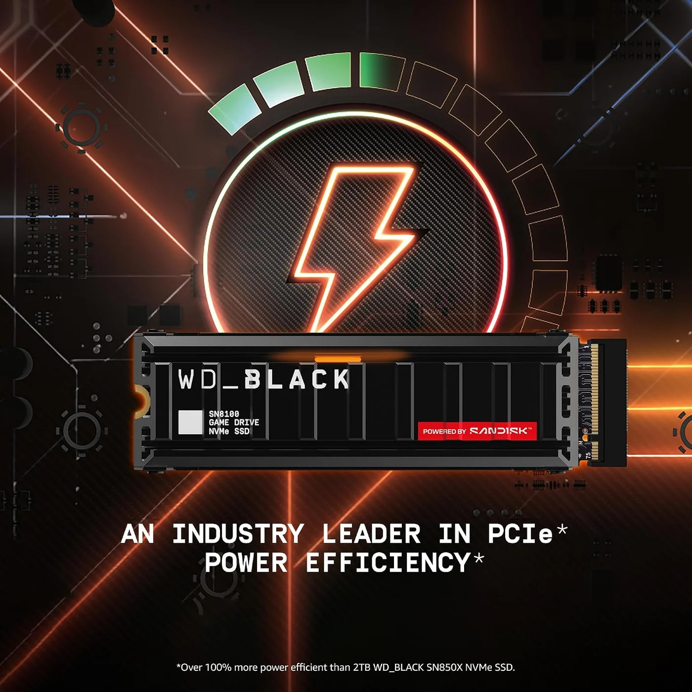 Industry-leading PCIe Gen 5 power efficiency